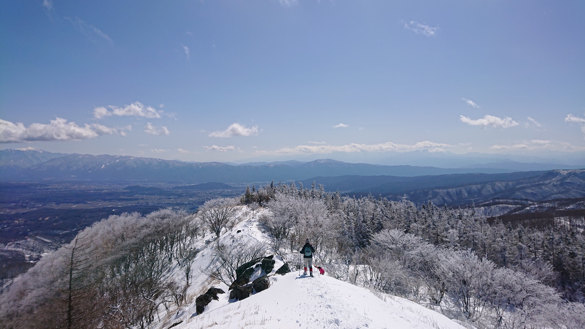 冬の八子ヶ峰　スノーシュー